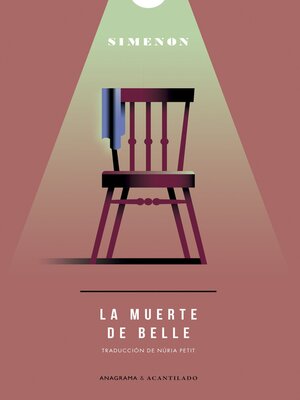 cover image of La muerte de Belle